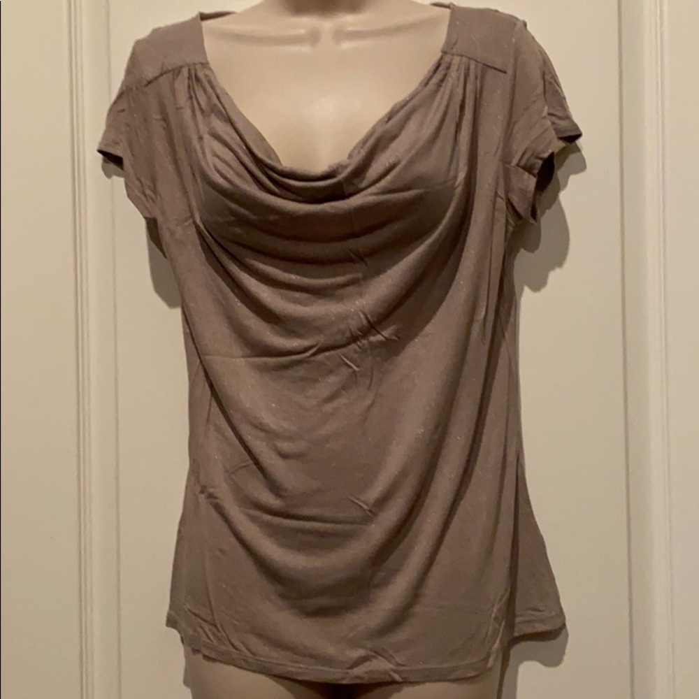 Elle Sparkle Cowl Neck Top
